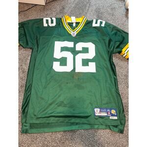 Rare NFL Authentic Reebok Green Bay  Clay Matthews Jersey 54 on field jersey XL